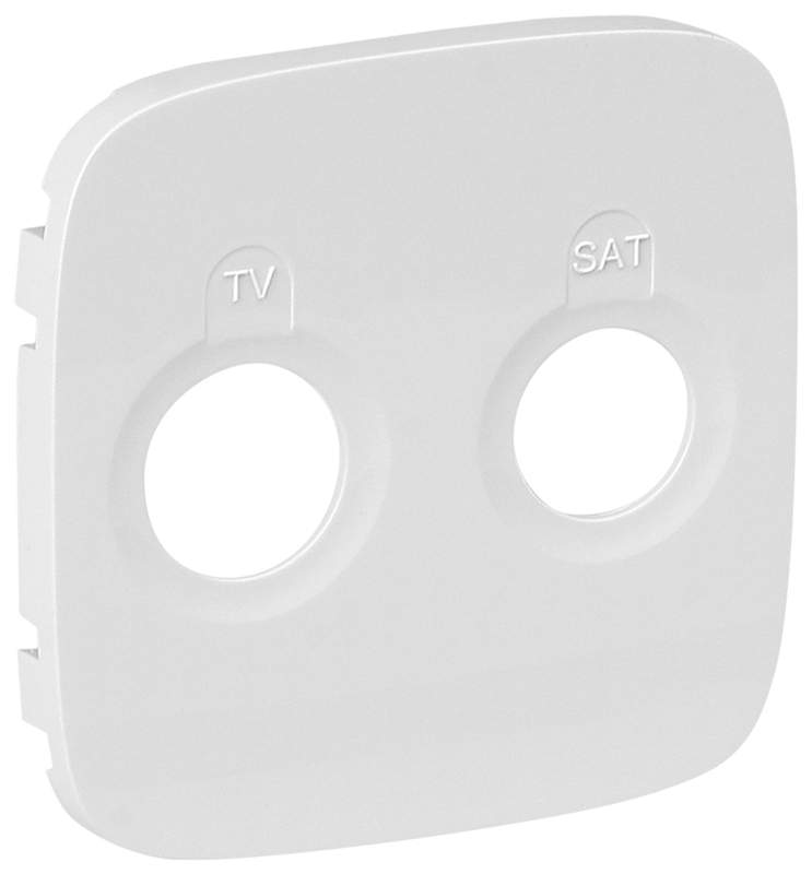 Накладка розетки VALENA ALLURE  Белая  754825  TV-SAT