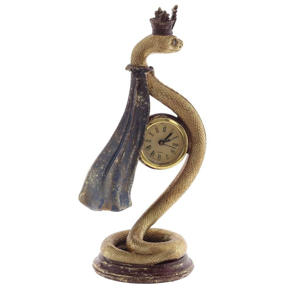 REMECO COLLECTION Фигурка 813232 Змея с часами (1хLR44) 12,5х9,5х24см