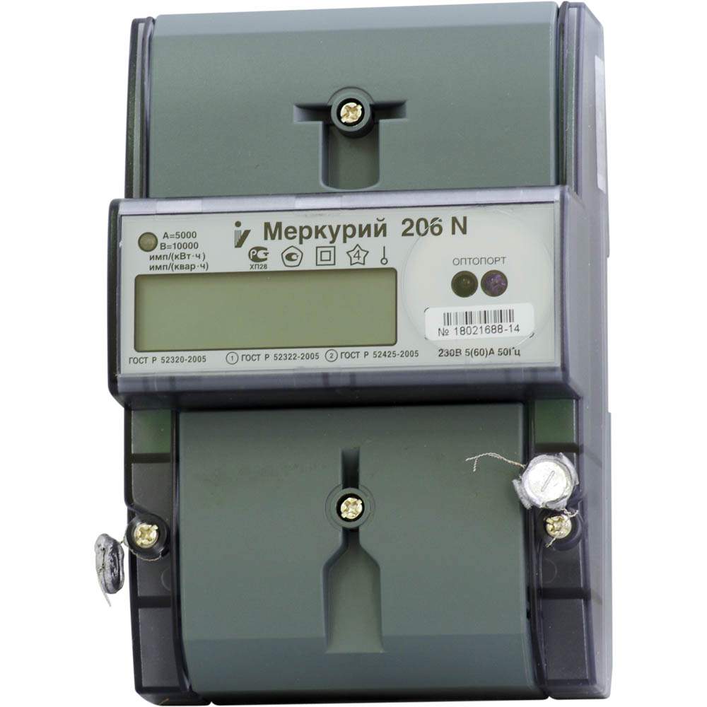 Счетчик эл. Меркурий  206 N  