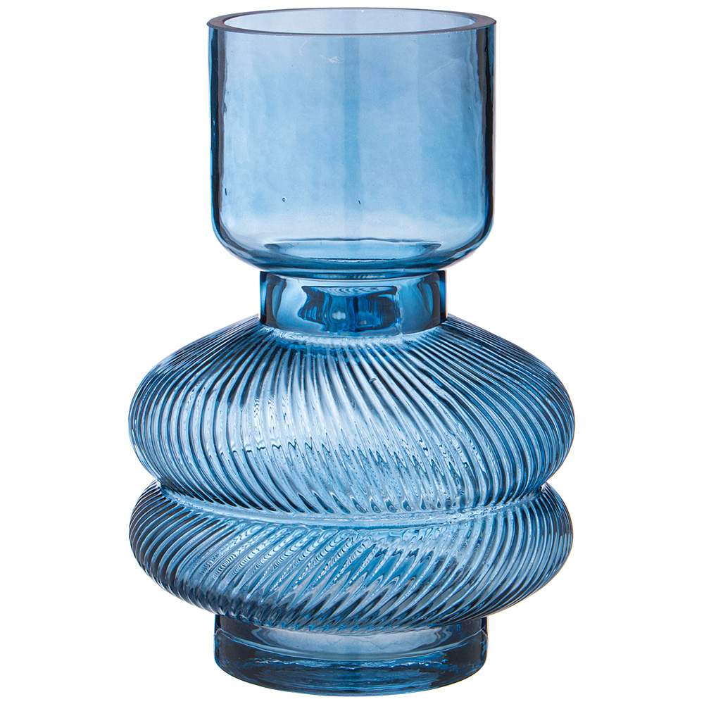 LEFARD Ваза 182-1029 Fusion Blue 15х15х22см