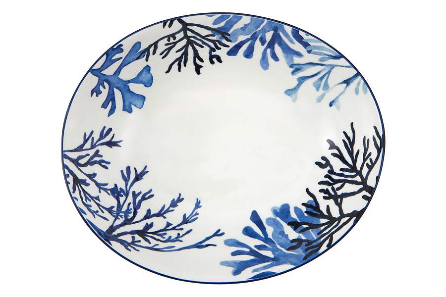 MAXWELL & WILLIAMS Синие кораллы Салатник овальный 32х26см керамика MW696-DR0581