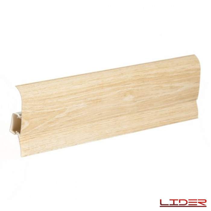 751М Плинтус мат. Дуб нордический 2500/75/24мм Лидер