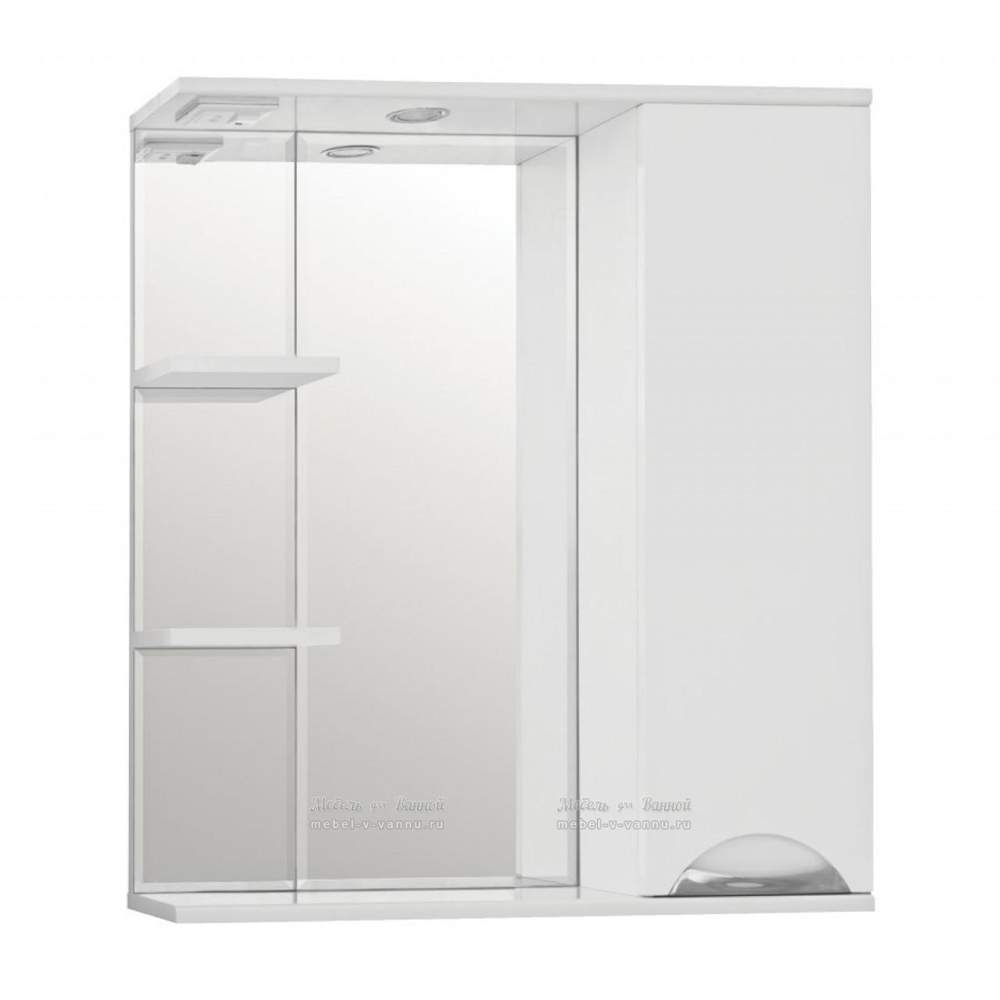 Зеркало-шкаф Жасмин 750/С  (816*750*200мм)