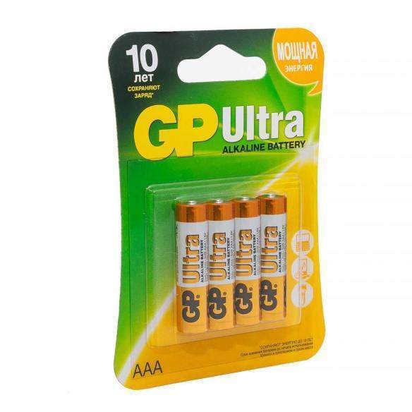 Элемент питания GP Ultra Alkaline LR3 24AU/2CR4 4бл (40/320) 02922 - ААА