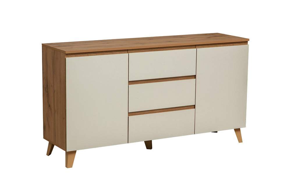 Тумба "Авалон" 53.06 (дуб вотан/белый)