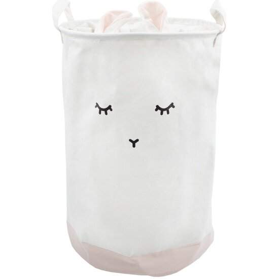 Сумка-мешок EW-101 д/игрушек на утяжке Кролик  Д350 Ш350 В520 розовый