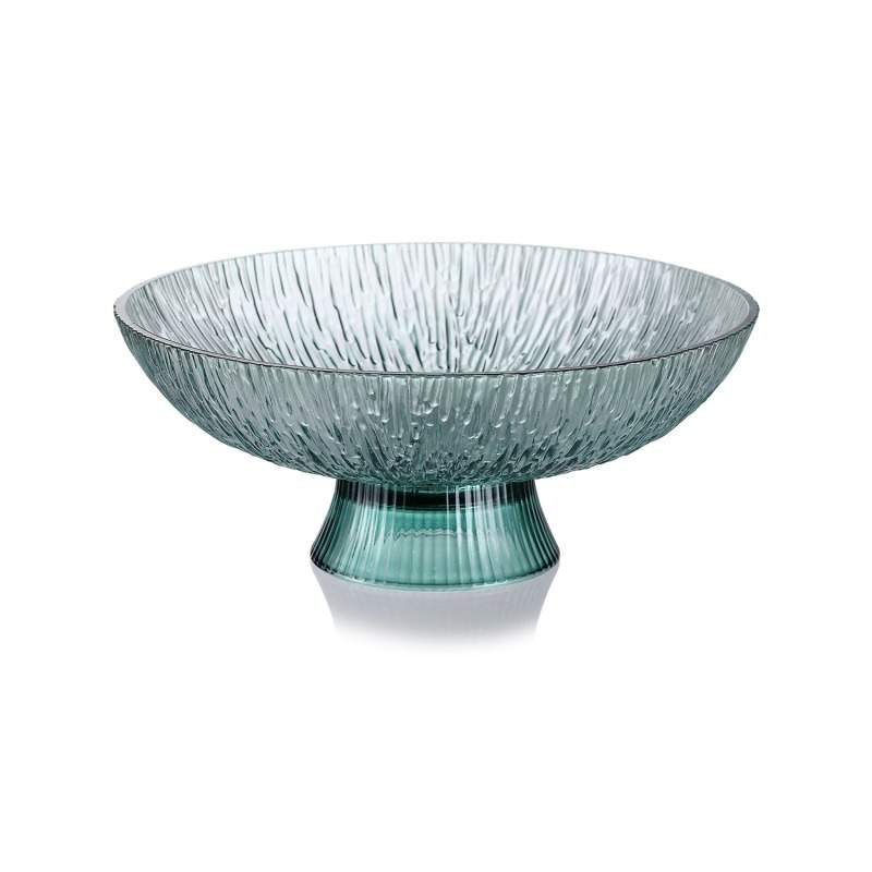 DELI GLASS Ваза д/конфет и фруктов на ножке 26см EX6001-10B/L1G