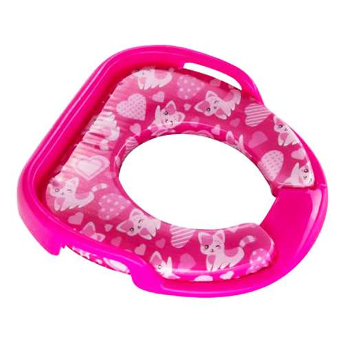 Сиденье-накладка д/унитаза дет. мягкое  AQUA-PRIME  Котенок  AQP.11.6509 / 275006
