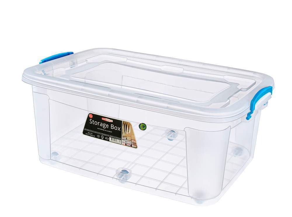 ЭЛЬФПЛАСТ Контейнер 375 Storage Box на колесах 40л 640х415х250мм (6) 
