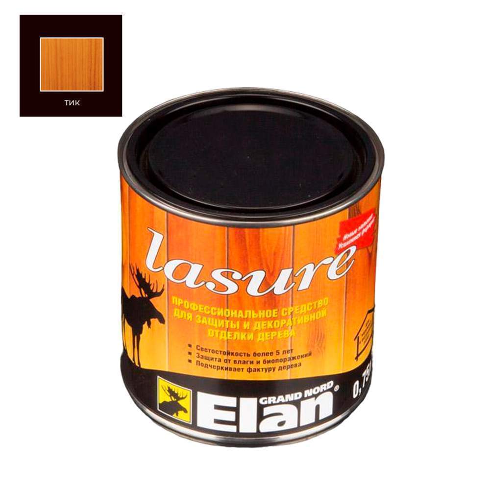 Лазурь долговечная Элан  0,75л  тик
