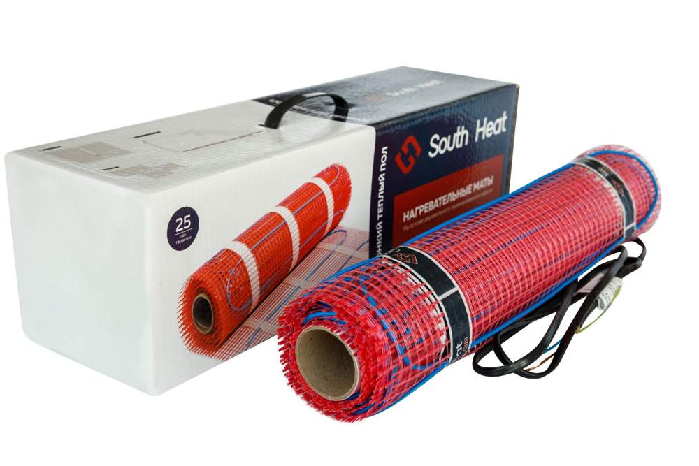 Нагревательный мат SHDN- 225-1,5 SouthHeat  225Вт  1,5 кв.м.