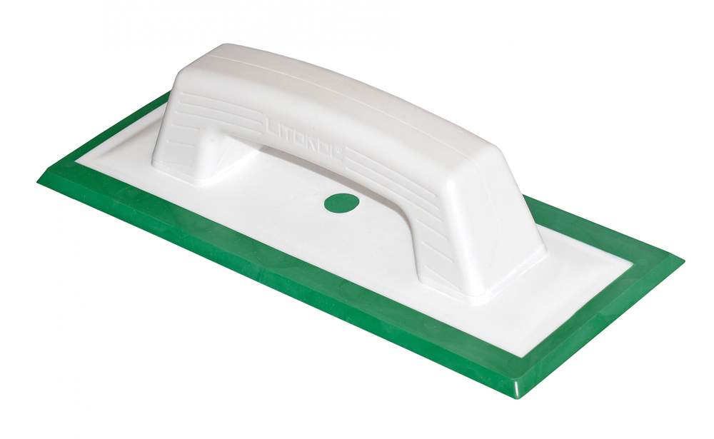 Шпатель  260х108х61мм  резиновый для затирок зеленый