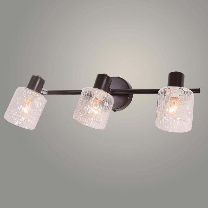 ARTE - 23090022/3  Спот  COF+CR кофе/хром 3х40W E14 h150 XLD23