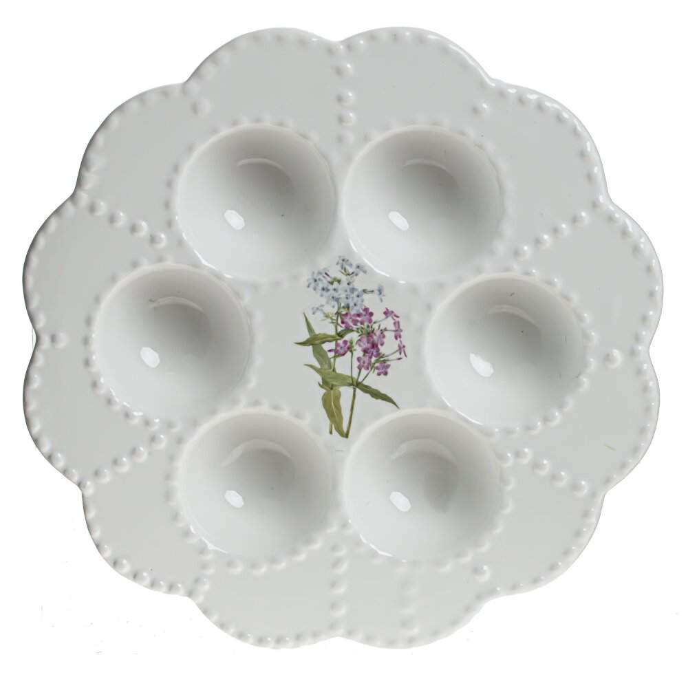 REMECO COLLECTION Тарелка 795930 д/яиц L21 W21 H3см керамика