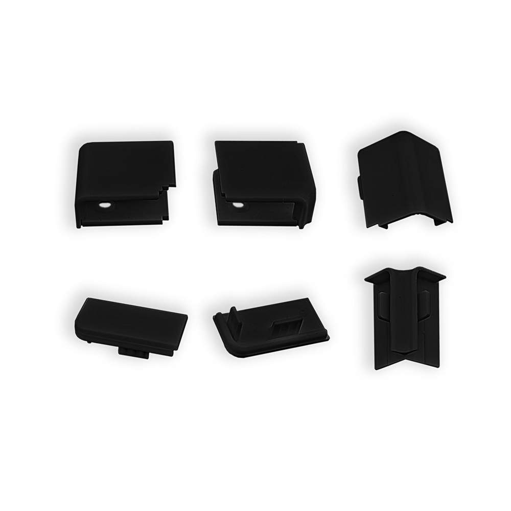 Комплект заглушек ( Квадро) черный