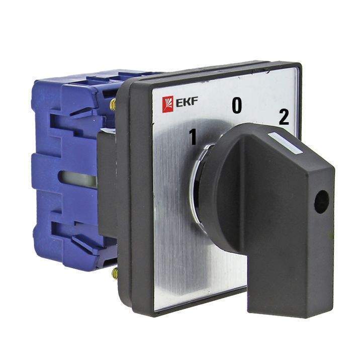 Переключатель кулачковый ПК-1-23 3П 10А "1-0-2" EKF pk-1-23-10   218414