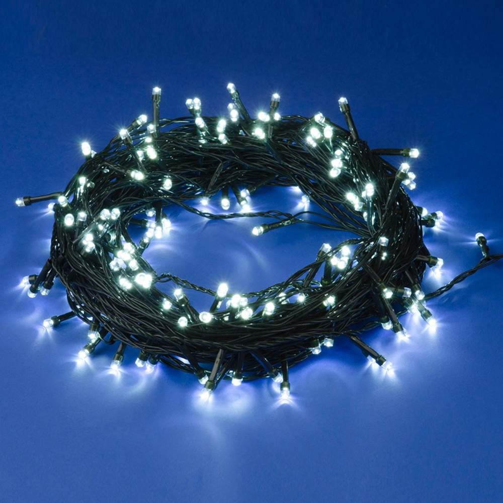 Гирлянда с/д ULD-S3000-300/DGA WHITE  IP20  30м  белый свет провод зелен. UL-00007313