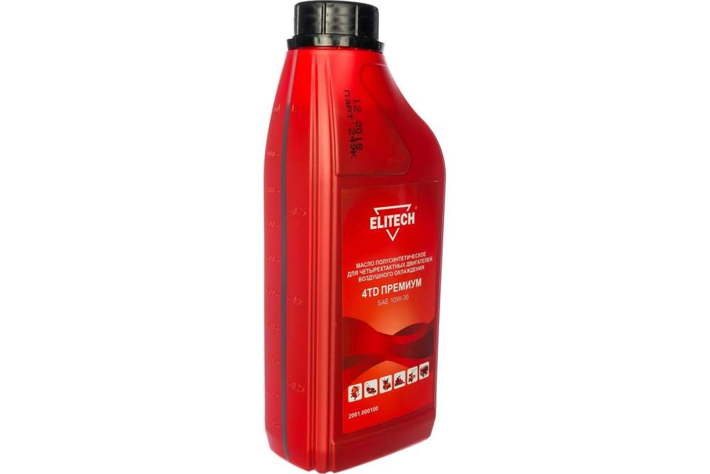 Масло Elitech SAE 10W-30  4-х тактное полусинтетика 1,0л  2001.000100