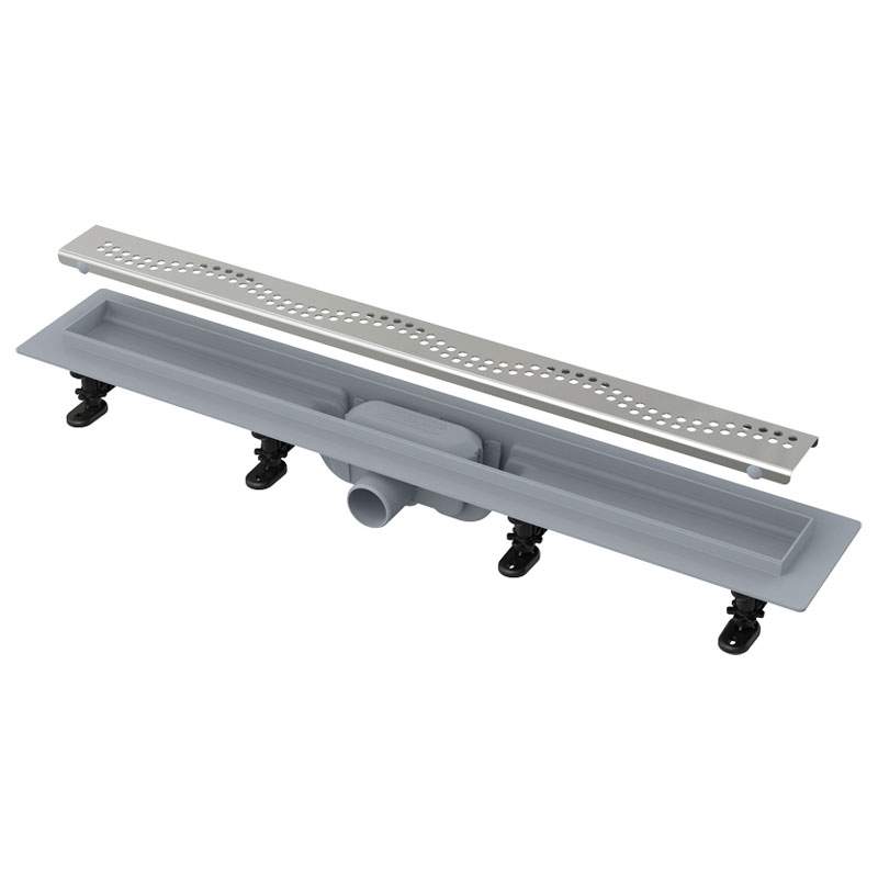 Водоотводящий желоб APZ8-550М/AG100101550 Simple с порогами + перфорир.решетка