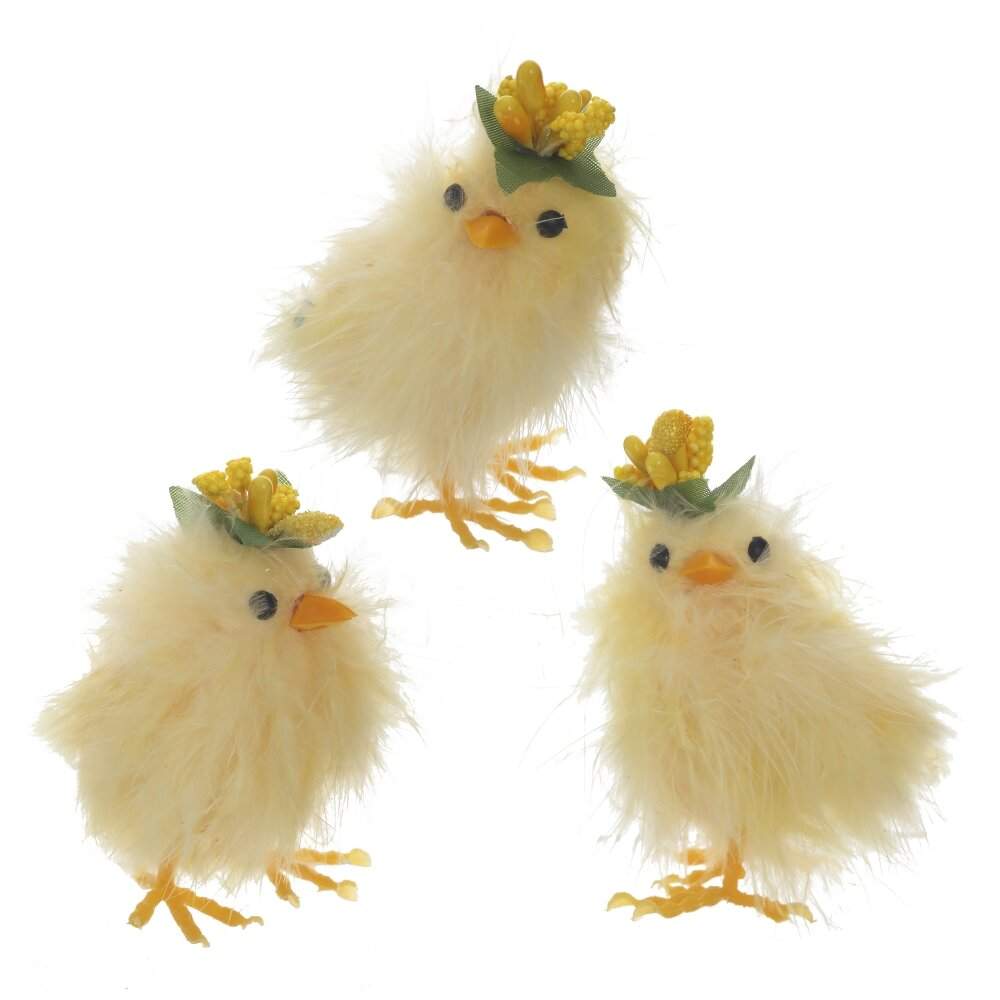 REMECO COLLECTION Фигурка декоративная 796903 Цыпленок L6 W4 H6см 3 вида 