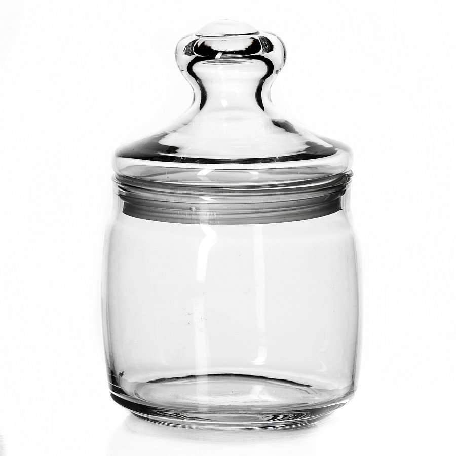 PASABAHCE Банка 97424 Cesni д/сыпучих 500мл стеклянная крышка (12)