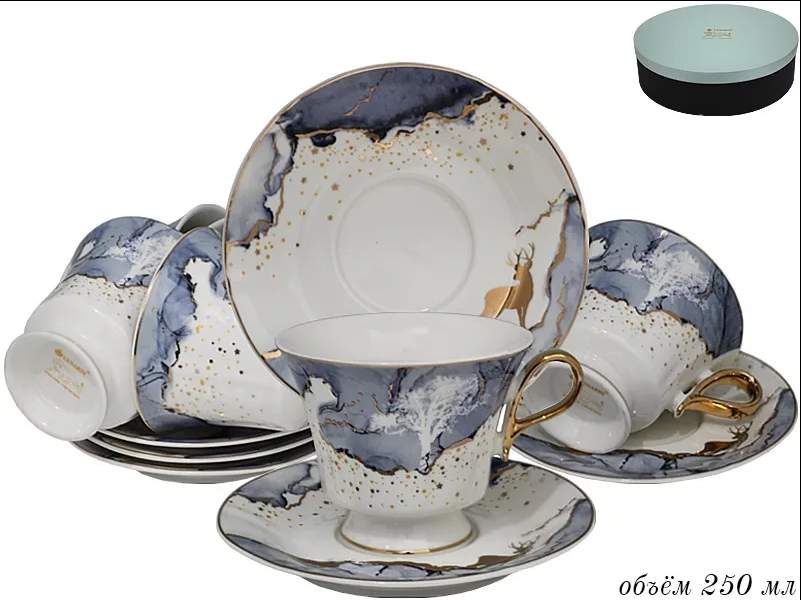 LENARDI Набор чайный 122-001 12пр/6перс 250мл 