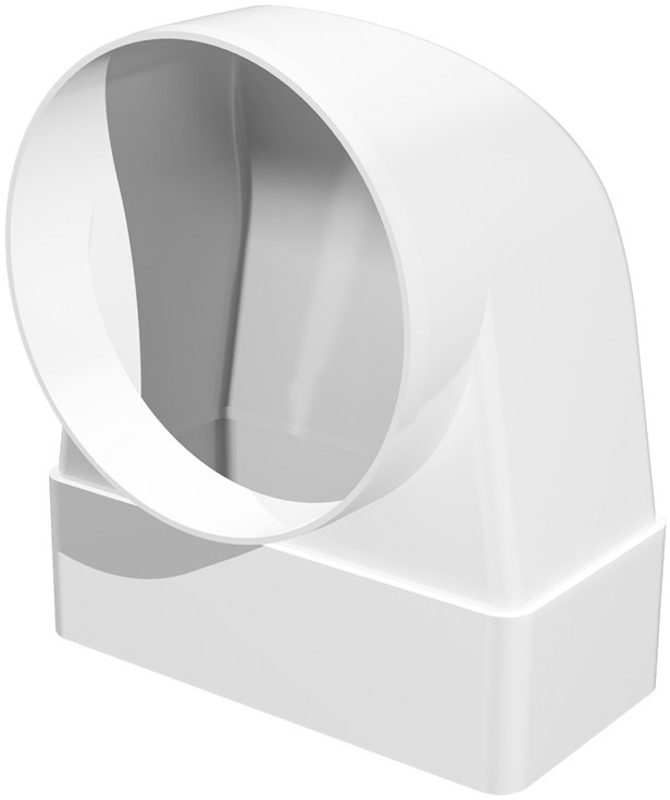 Соединитель угловой  620СК15КП  90гр плоск.возд. D150  ЭРА