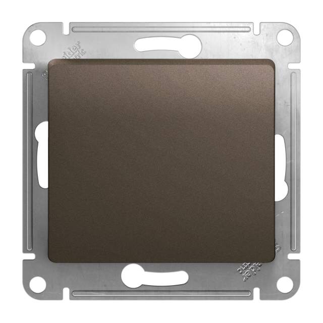 Переключатель перекр.SE Glossa  Шоколад в рамку сх.7 10АХ  GSL000871