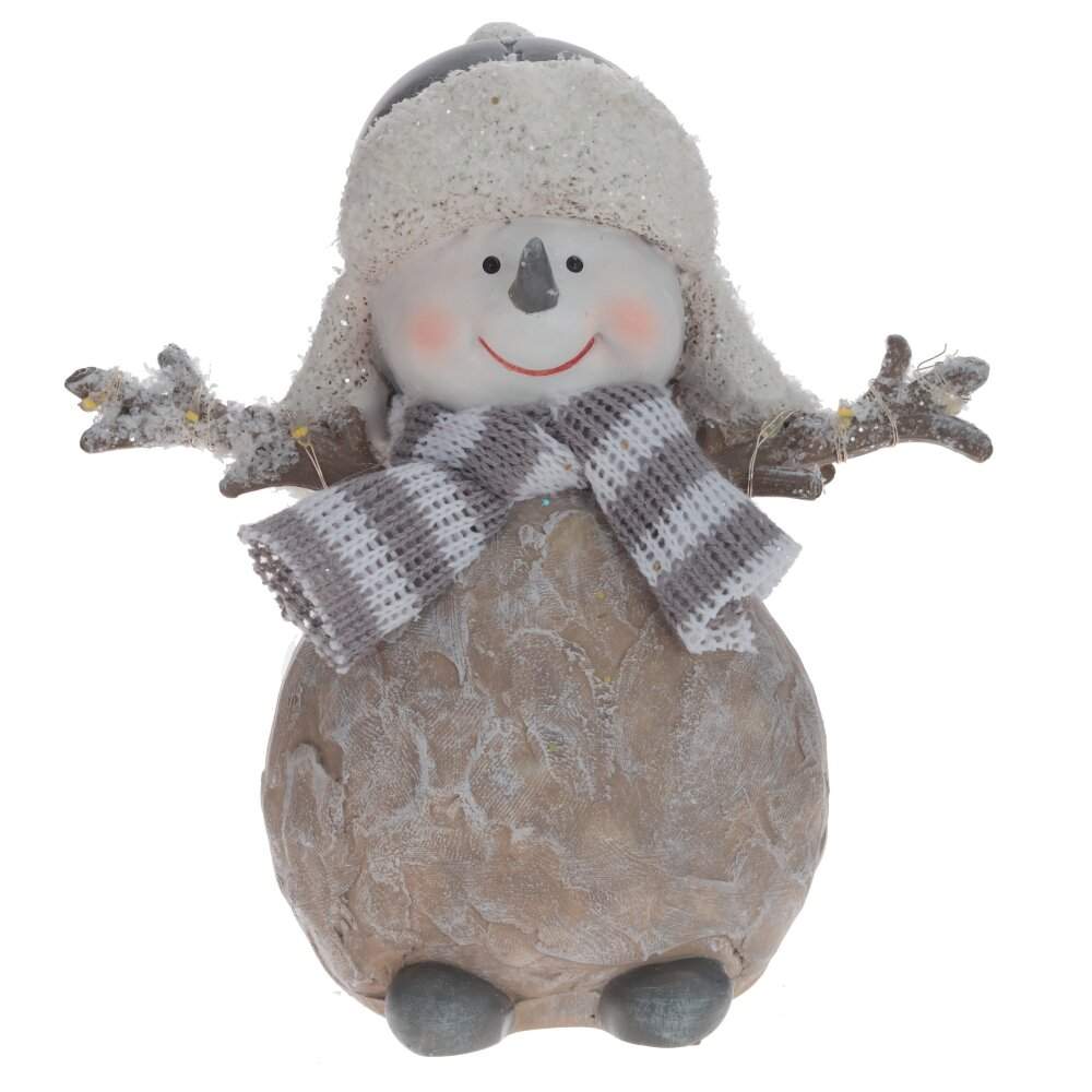 REMECO COLLECTION Фигурка 806541 Снеговик с подсветкой (LR44x2) 14х7,5х14,5см (полимер)