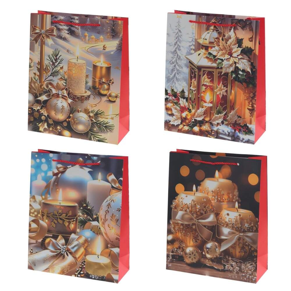 REMECO COLLECTION Пакет подарочный НГ 815508 26х10х32см 4в