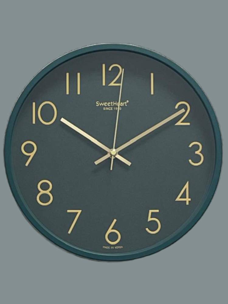 BONNYDECO Часы SH250/2 (GREEN) 250x250x40мм пластик