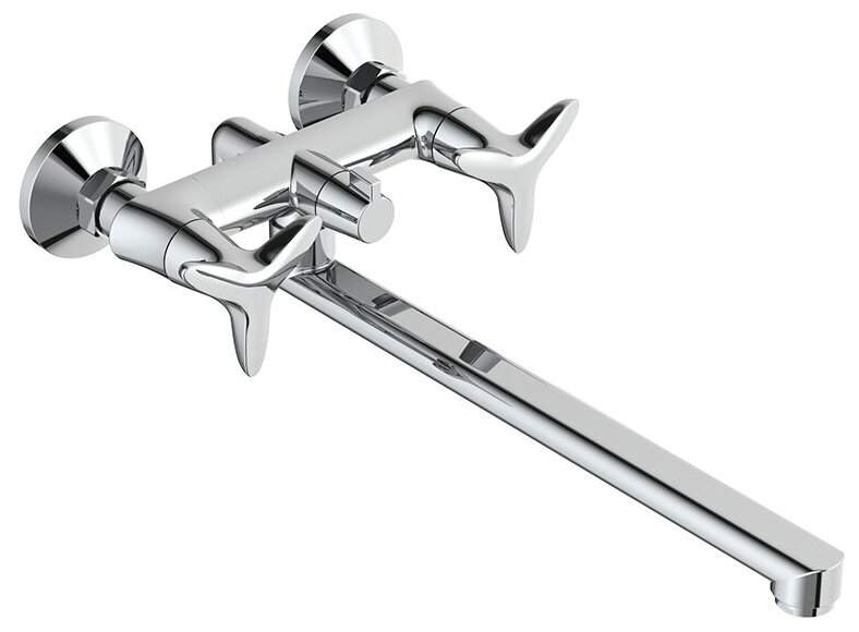 Смеситель Copter IDDIS COPSBL2i10WA д/ванны с дл.изливом с керам.диверт.