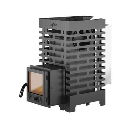 Печь для бани ASTON 16 дверца со стеклом "АКВА"