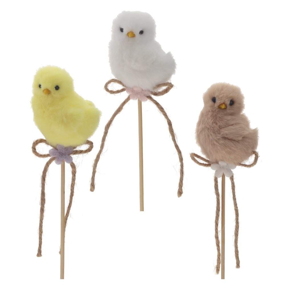 REMECO COLLECTION Изделие декоративное 796949 Цыпленок (вставка) L5 W5 H30см 3 вида