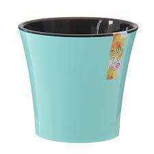 Кашпо  Арте  5л  мятный/черный  ЭД  П87503