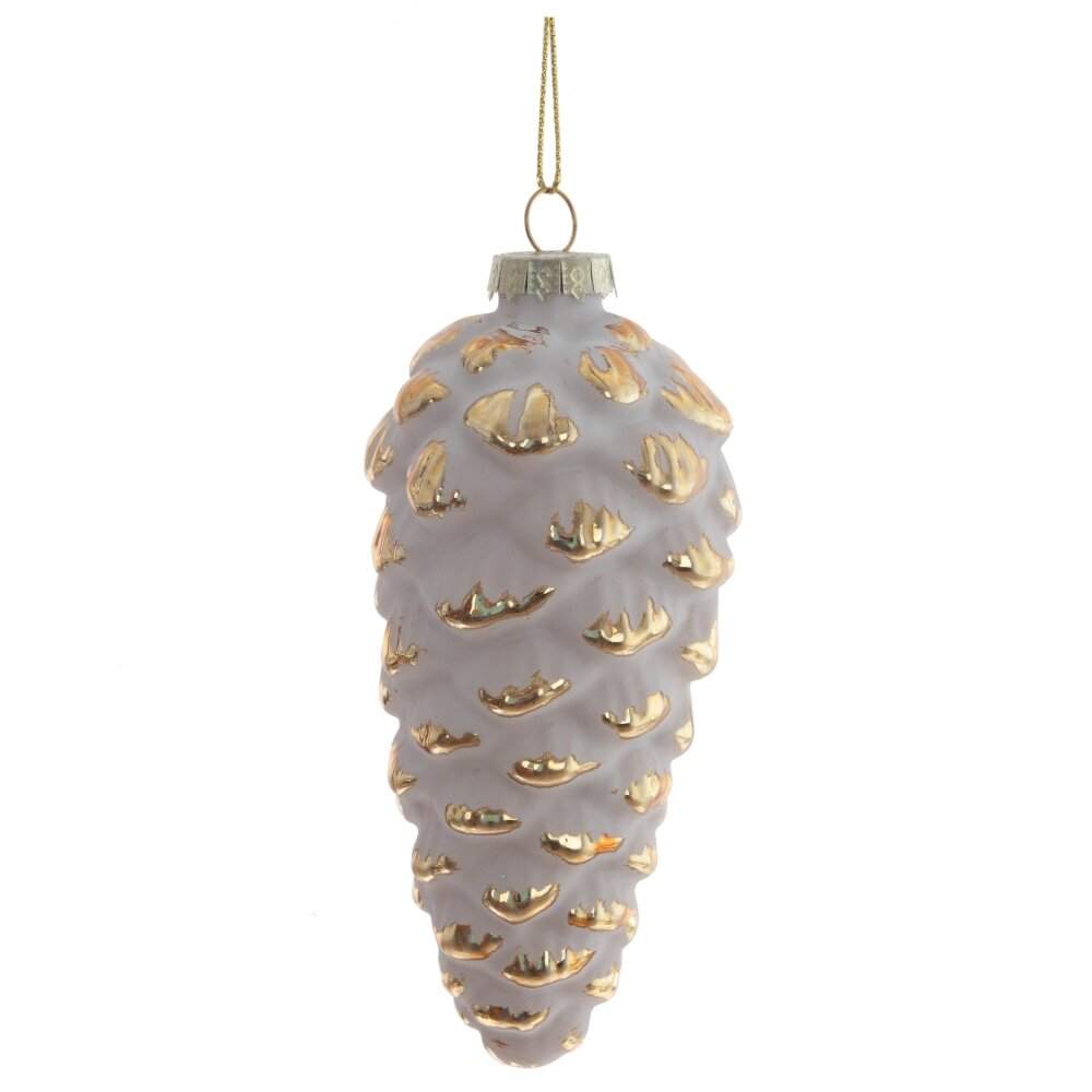 REMECO COLLECTION Игрушка елочная Шишка 805693 стекло 6х6х13,5см