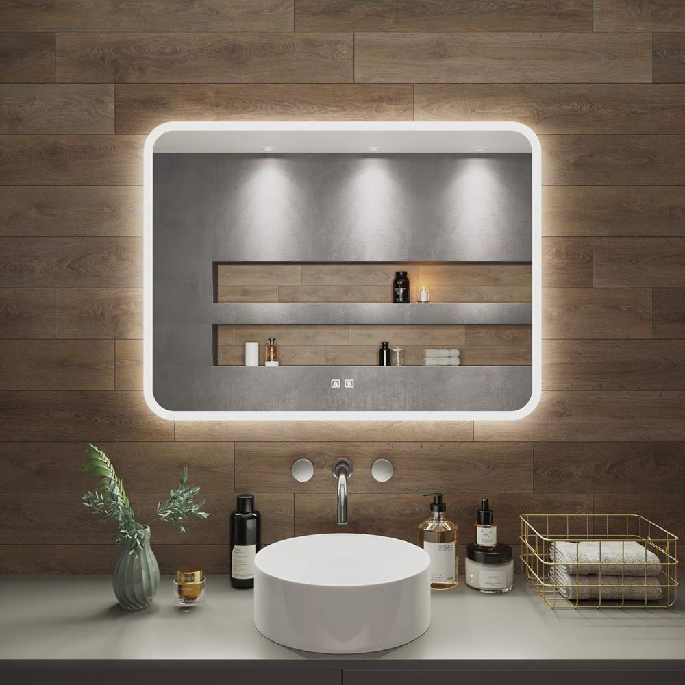 AQUA DE MARCO Amazon Зеркало 89*68.5см LED-подсветка 2кн/антизапотевание 