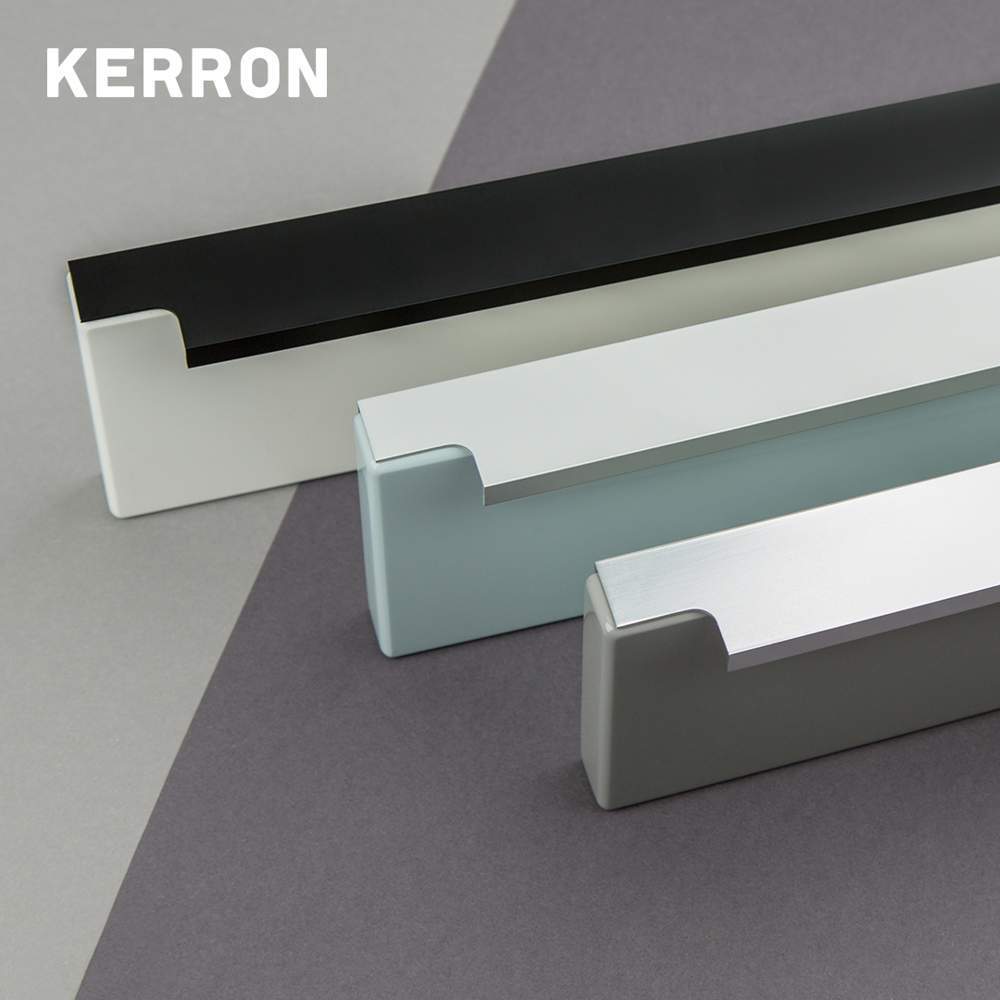 Ручка торцевая  RT-001-150 BL  матовый черный 150мм