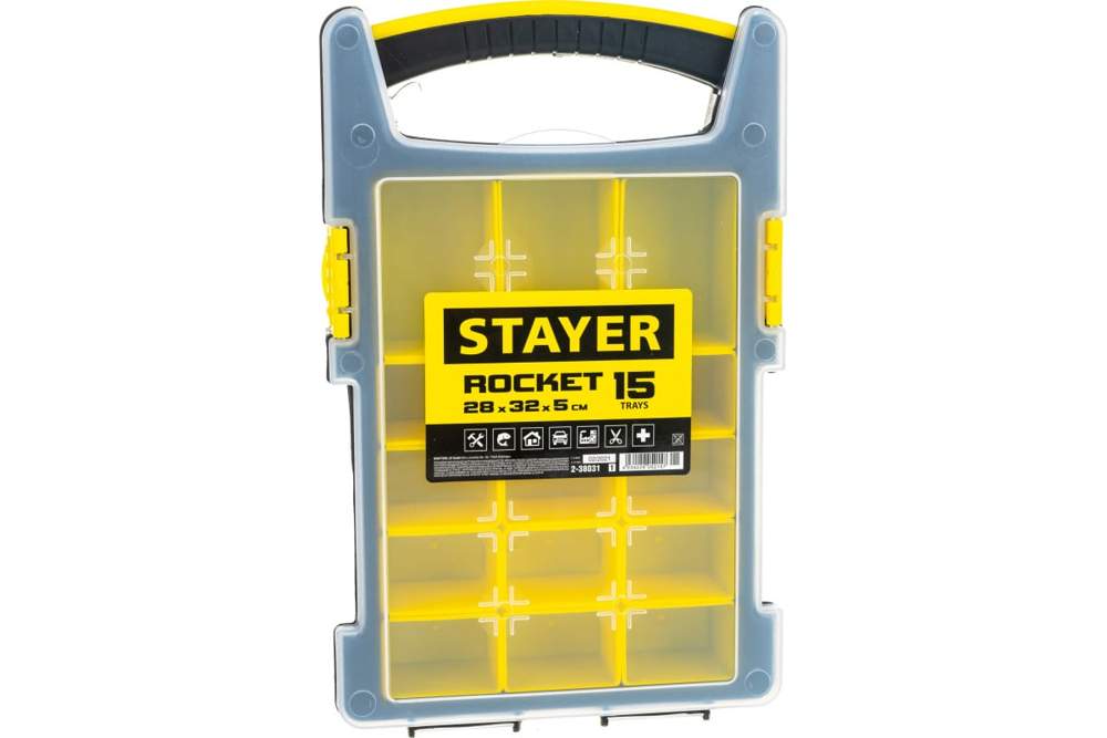 Органайзер STAYER Rocket-15 пластмассовый 2-38031_z01