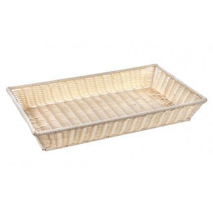 LUXSTAHL Корзинка кт262 бежевая прямоуг. 52,5х32,5х8см