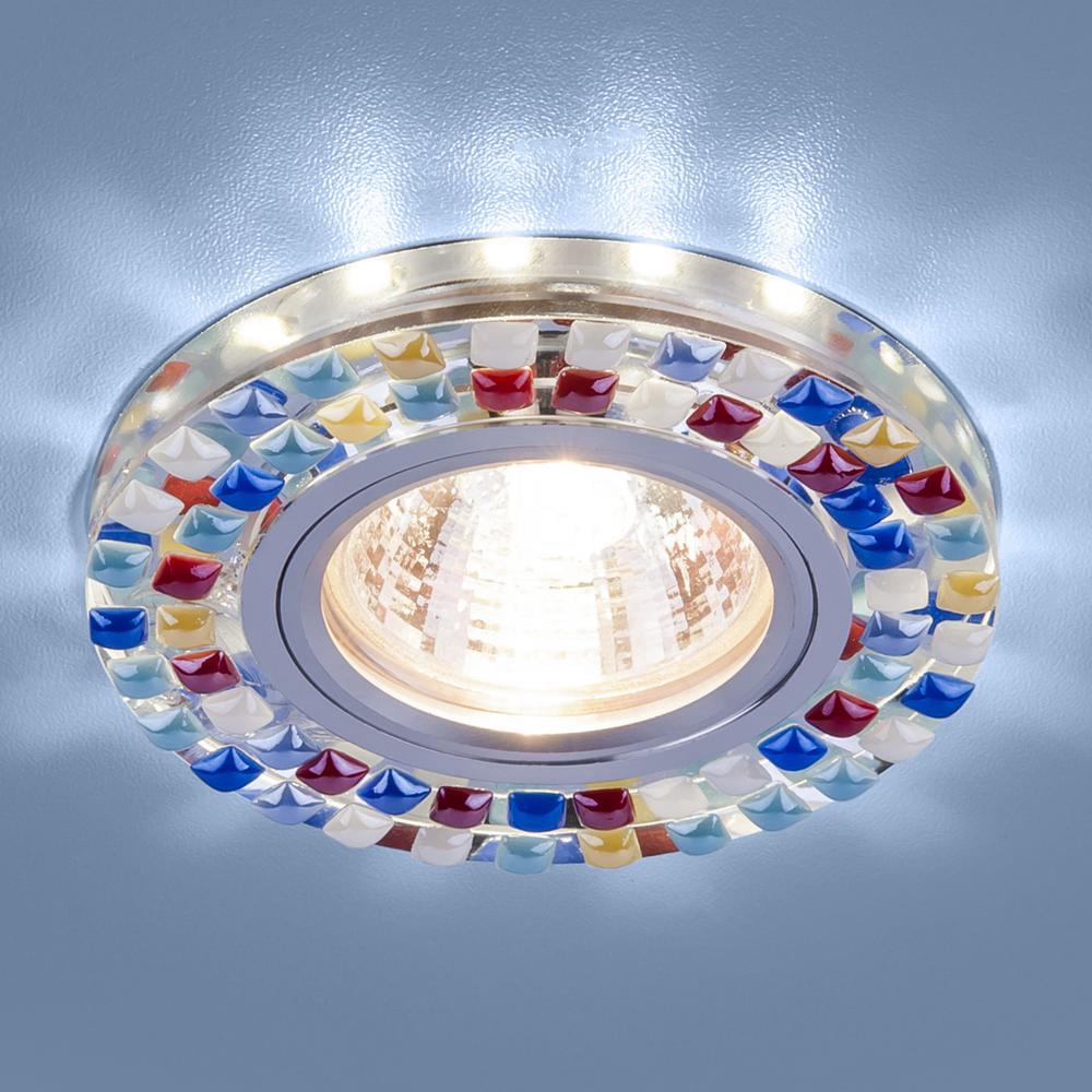 Точечный свет- 2195  MR16  SL/MLT зеркальный/мульти