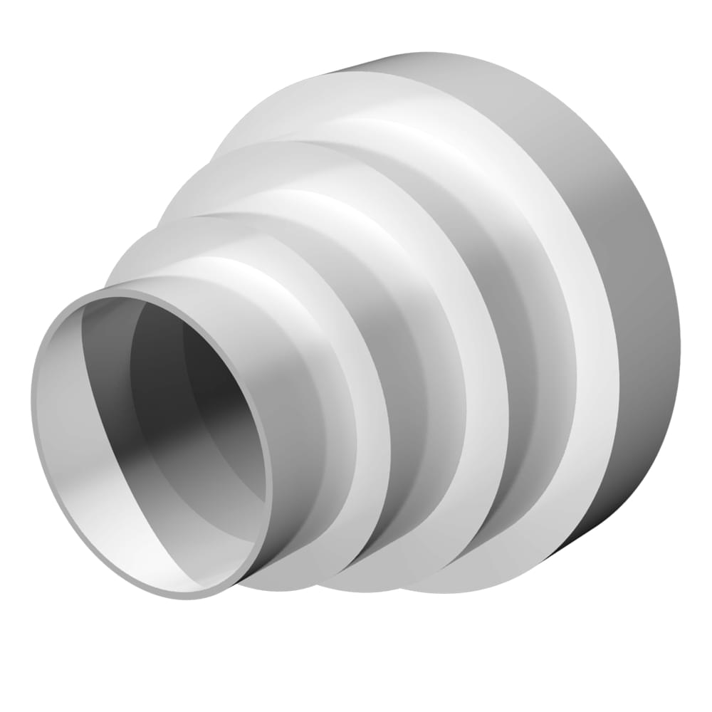 Соединитель круглых воздуховодов  ПУ15.12.10.8  D150-80  ЭРА