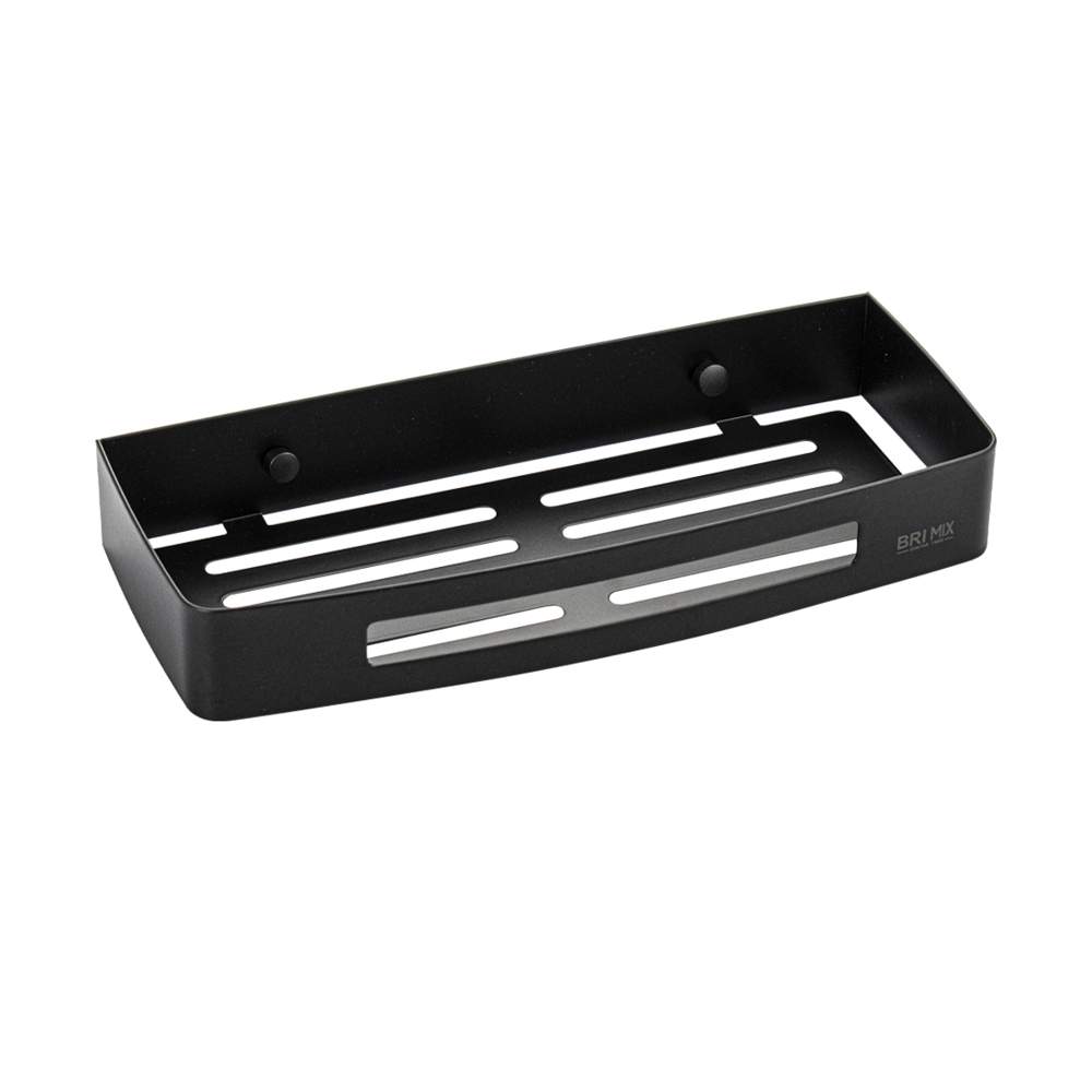 Полочка BRIMIX лит.прямоуг.одинарная из нерж. стали 5685 ЧЕРНЫЙ 