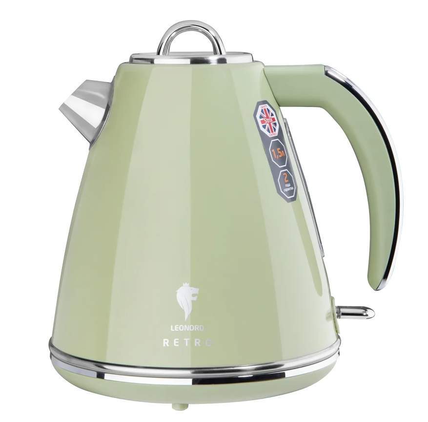 Чайник KOMFORT RETRO LE-1906/2  фисташковый 1,5л., 2200Вт