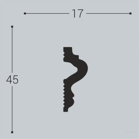 Молдинг XPS BD М 10 (45*17)/38 