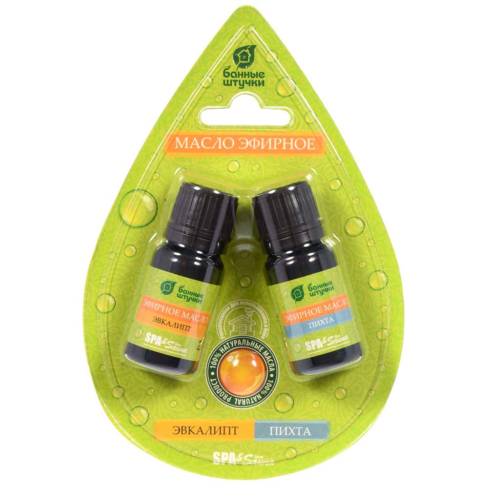 Набор эфирных масел  "Эвкалипт и пихта" 2 масла по 10 мл 32289