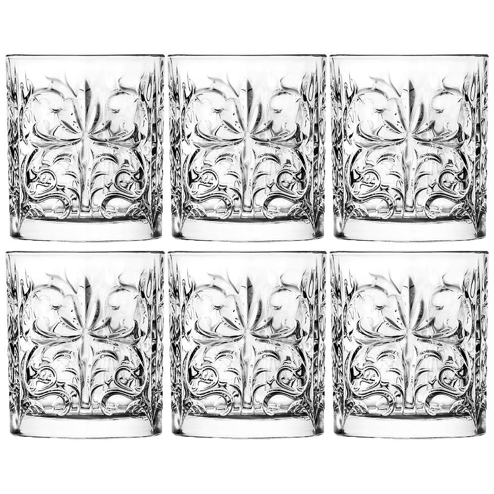 RCR Tattoo Набор стаканов 330мл д/виски 6шт 81262015/28349 эко-хрусталь (Luxion)