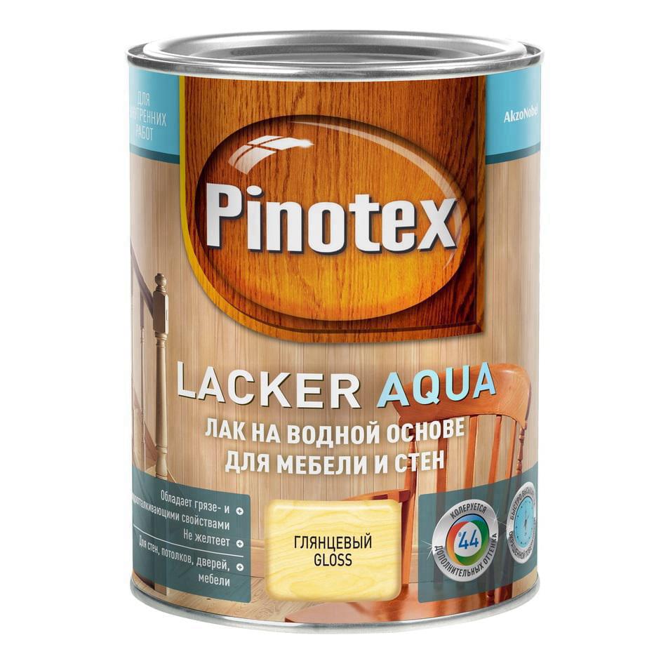 Лак Pinotex/Omnitex Lacker Aqua глянцевый 1л 5254084