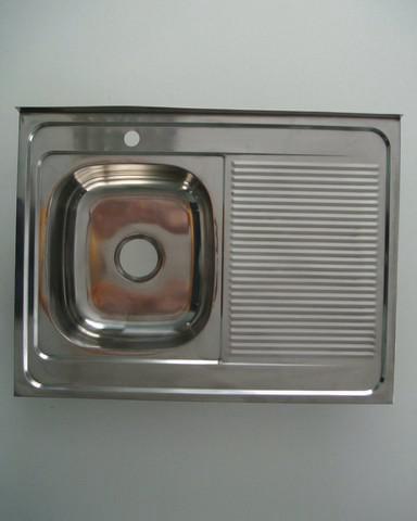 Мойка FABIA накладная  80х60  0,6мм глуб.16см правая  62275R