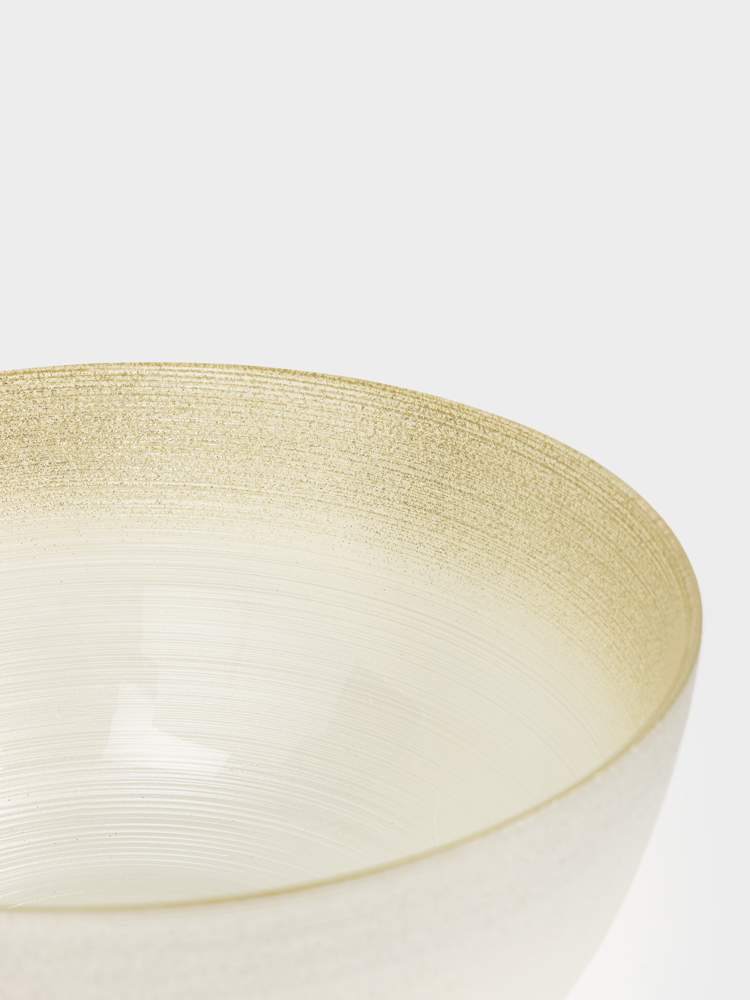 ANNA LAFARG Marbella Салатник 1700мл 24х11см стекло молочный/шампань ANLAF-6640-2009061